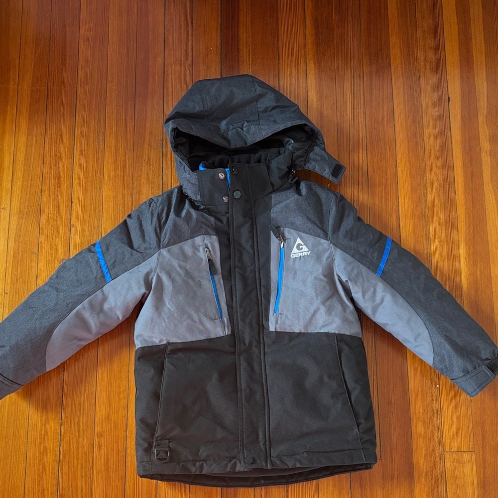 Gerry Weber Kids Black and Gray Puffer Jacket
